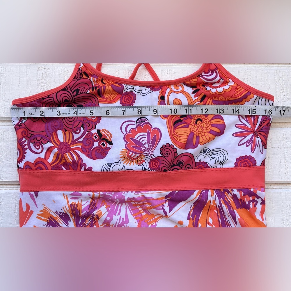 prAna Women’s Ayla Dress Athleisure/Outdoor Shelf Bra CrissCross Straps Size XL - Picture 9 of 10